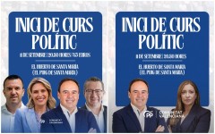 Penúltimo enganchón entre Mompó y Pérez Llorca a cuenta de la cartelería del inicio de curso