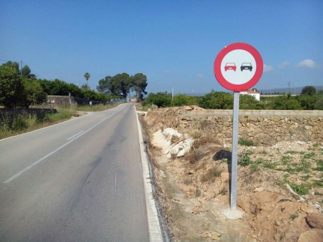 Licitada por 4,8 millones de euros las obras de mejora y ampliación de la carretera de Canals a Montesa