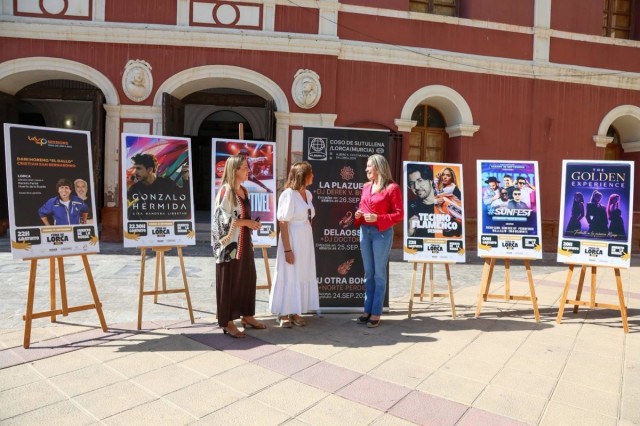 La música brillará en la Feria de Lorca con más de una decena de conciertos y artistas como Gonzalo Hermida y Alejo Stivel 