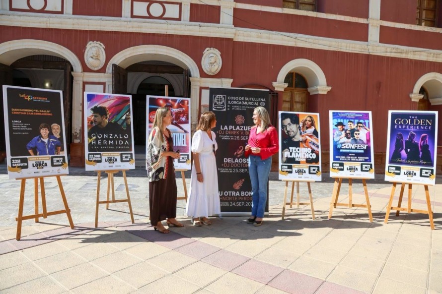 La música brillará en la Feria de Lorca con más de una decena de conciertos y artistas como Gonzalo Hermida y Alejo Stivel 