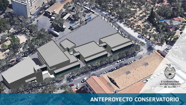 Elche avanza en el cambio de uso de suelo para el conservatorio de Candalix: en exposición pública