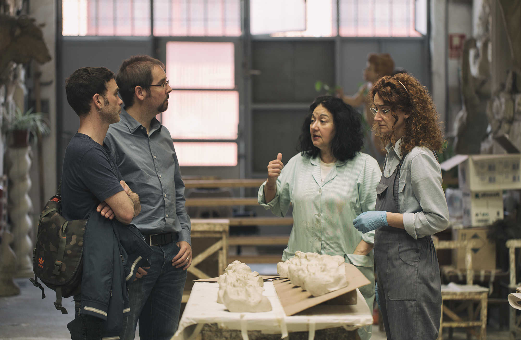 La falla del Burning Man contará con 126 máscaras sacadas de moldes originales del gremio de artistas