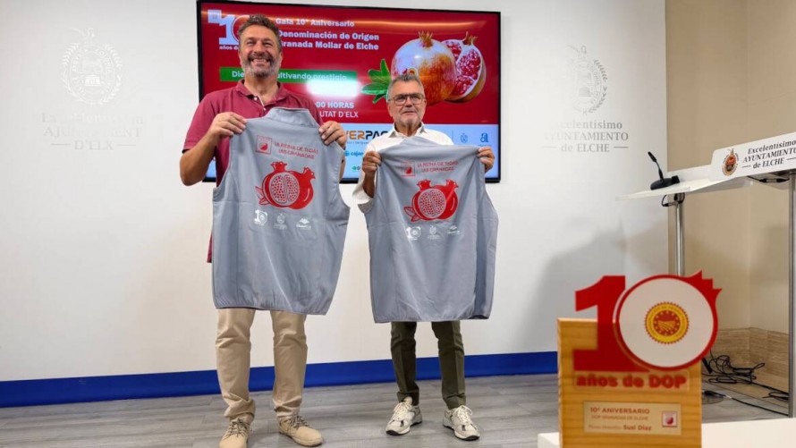 Elche celebra el 10º aniversario de la DOP de la Granada Mollar y distinguirá a la chef Susi Díaz