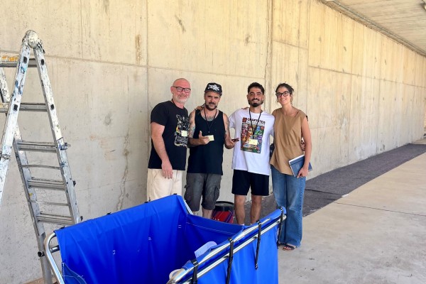 Un mural XXL llevará la esencia del Rototom a los reclusos del centro penitenciario de Albocàsser