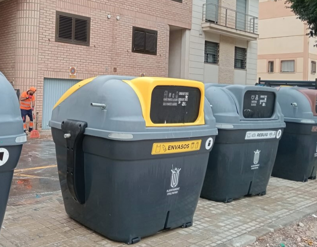 Basuras en Alfafar. - Foto: AYUNTAMIENTO DE ALFAFAR Basuras en Alfafar.