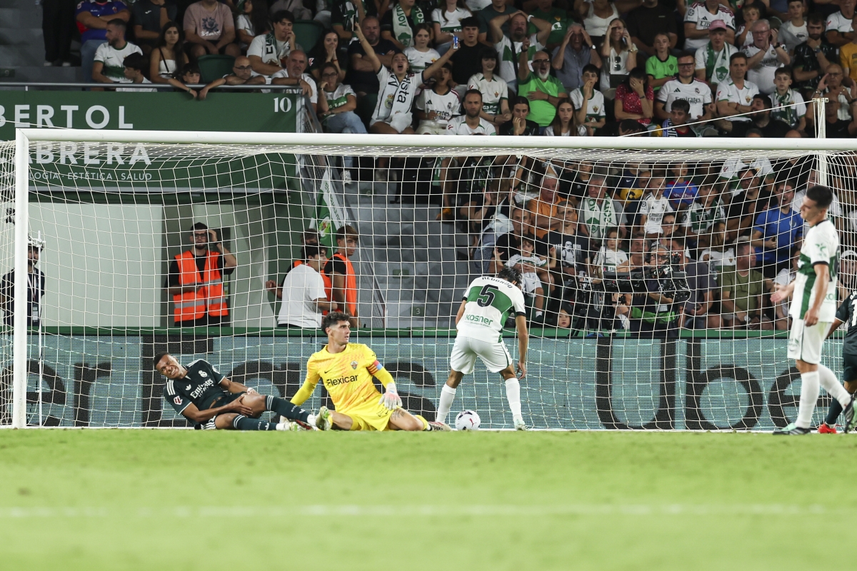 Momento del gol de Mabappé