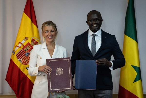 Díaz firma una Declaración de Intenciones con Senegal para extender la cooperación en Inspección de Trabajo