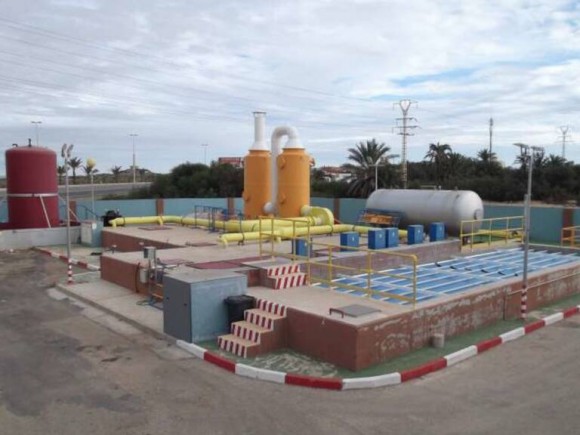 Cartagena habilita terrenos para llevar electricidad a una estación de bombeo de aguas residuales