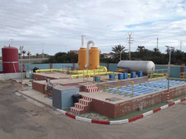 Cartagena habilita terrenos para llevar electricidad a una estación de bombeo de aguas residuales