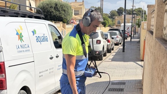 Aqualia reduce las fugas en la red de agua de La Nucía y eleva su rendimiento hasta el 87,5%