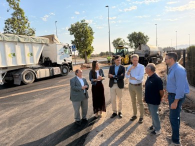 El Gobierno regional renueva los caminos de servicio de la RM-11 que une Lorca con Águilas