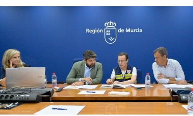 Suspenden las clases por las fuertes lluvias en Cartagena, Lorca y otros 12 municipios de la Región