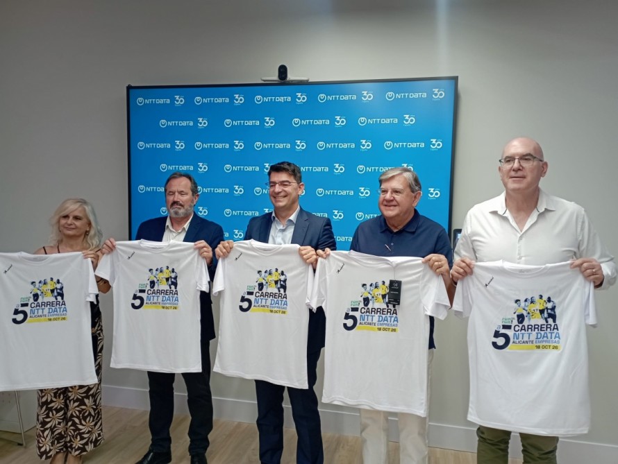 La V Carrera NTT Data Empresas Alicante busca alcanzar los 2.000 corredores y las 180 compañías participantes