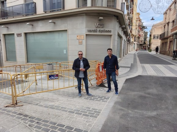 El PP de Elda exige abrir al tráfico las calles Nueva y Ortega y Gasset tras finalizar las obras