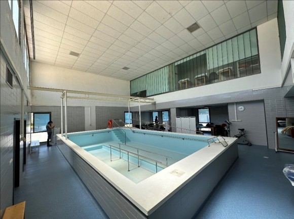 El Hospital de Sant Joan dividirá en dos la zona de la piscina de rehabilitación aunque aún no se sabe uso