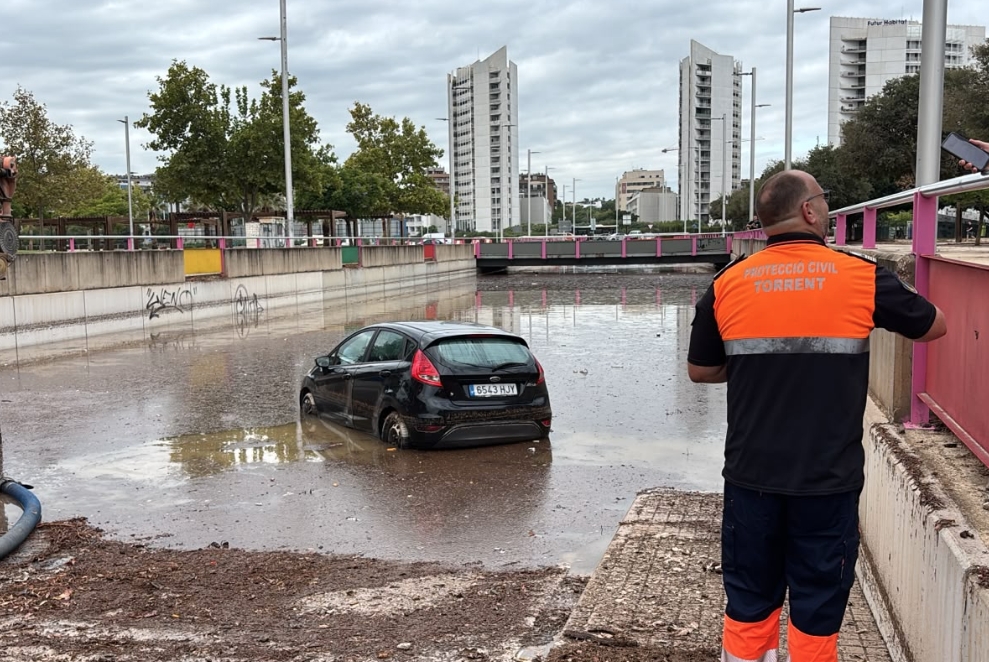 Torrent tras las inundaciones del 16 de septiembre.