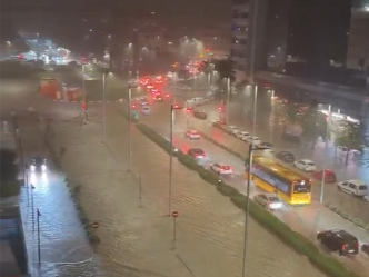 Torrent durante las inundaciones del 16 de septiembre.