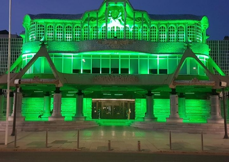 La Asamblea Regional se ilumina de verde por el Día Mundial del Alzheimer