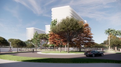 Alicante despeja el cambio del Plan Parcial Nueva Albufereta para incorporar un vial entre sus torres