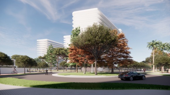 Alicante despeja el cambio del Plan Parcial Nueva Albufereta para incorporar un vial entre sus torres