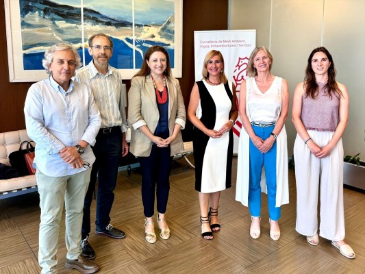 Pradas se reúne con la delegada regional de Redeia para avanzar en la descarbonización del sector energético