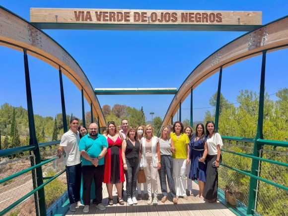 Turisme promociona la Vía Verde de Ojos Negros y el cicloturismo en el valle del Palancia en el mercado alemán