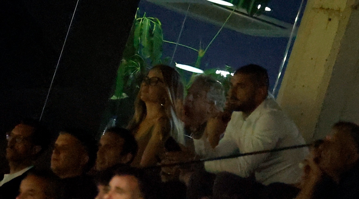 Portillo y Ortiz en el palco dle Rico Pérez