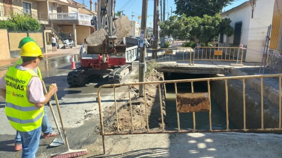 Murcia suma 70 obras en caminos de la huerta e inicia el arreglo de la Orilla del Azarbe