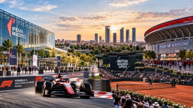 Ifema, la Fórmula 1, el Mutua Madrid Open y el Riyadh Air Metropolitano impulsan la economía de los grandes eventos en Madrid
