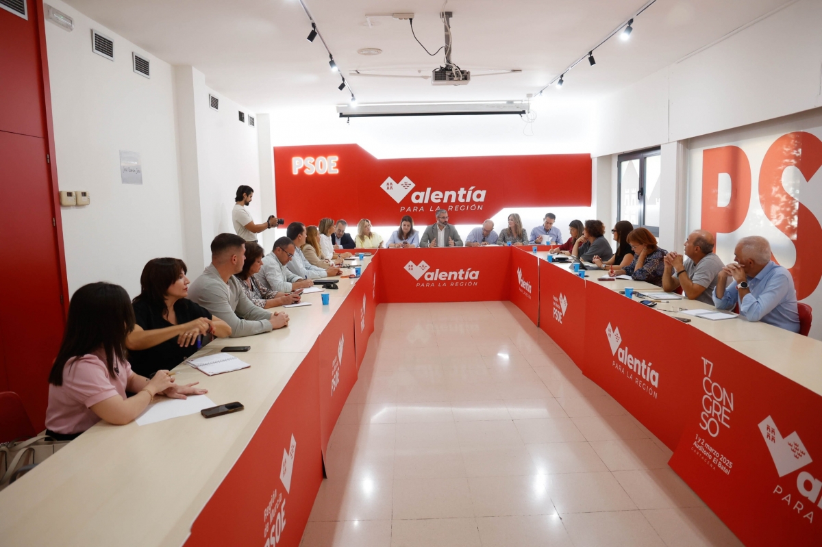 Reunión interparlamentaria del PSRM-PSOE en Murcia. - Foto: PSRM-PSOE Reunión interparlamentaria del PSRM-PSOE en Murcia.