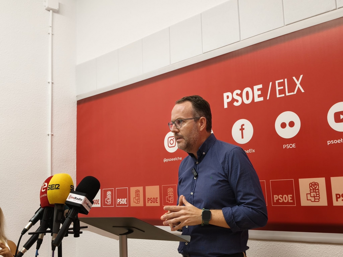 El portavoz y alcaldable del PSOE, Héctor Díez -