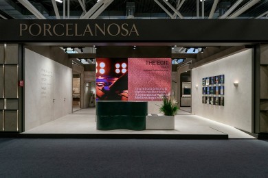 Porcelanosa presenta un espacio lleno de experiencias y una revista en vivo para Cersaie 2026