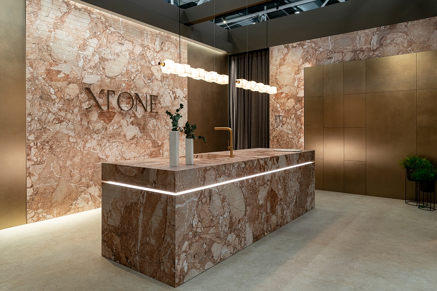 Espacio XTONE en el stand de Porcelanosa Grupo.