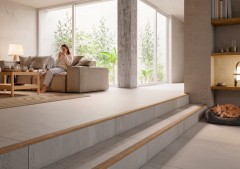 Emac asiste a Cersaie 2026 con un amplio catálogo de novedades en perfiles para peldaños o embellecedores