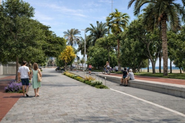 Gandia inicia mañana las obras del primer refugio climático de la primera línea de la playa