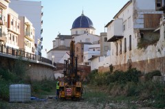 La CHJ inicia los estudios geotécnicos para definir la solución del tramo final del barranco del Poyo en Chiva