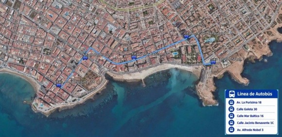 Torrevieja inicia los cortes de tráfico por las obras de 8,6 millones del paseo de Los Locos
