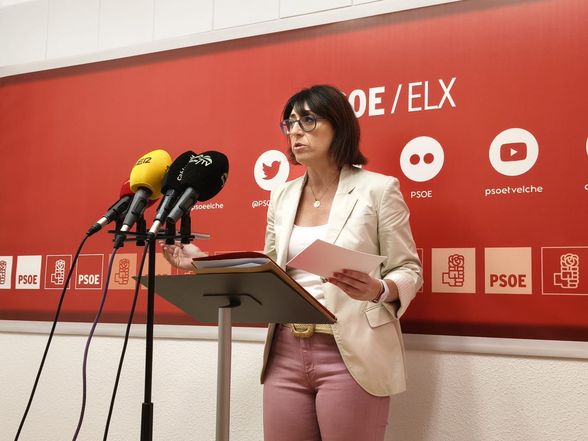 La concejal Patricia Maciá en rueda de prensa - - AP La concejal Patricia Maciá en rueda de prensa -