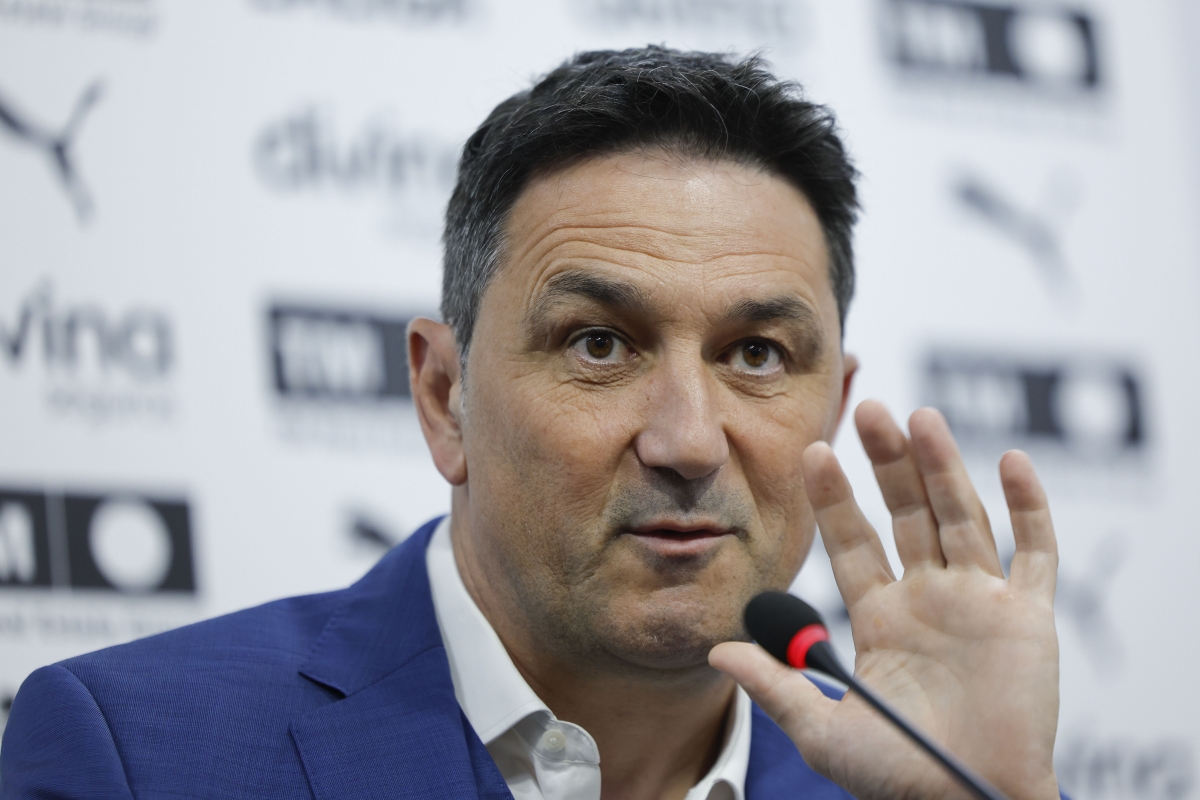 Braulio Vázquez traza las primeras intenciones de su proyecto en el Valencia CF
