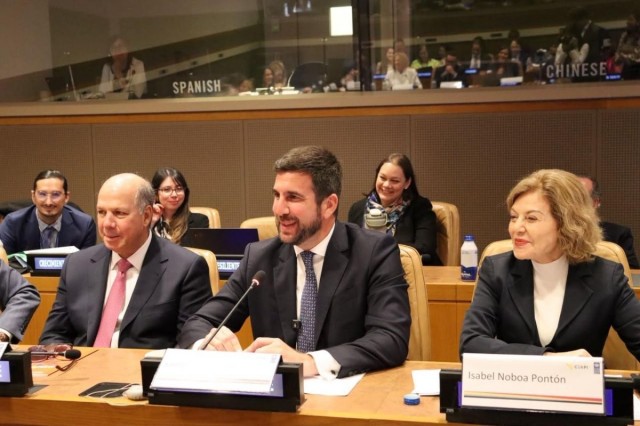 Enrique Riquelme lleva a la Asamblea General de la ONU la necesidad de reforzar las infraestructuras energéticas en Latinoamérica