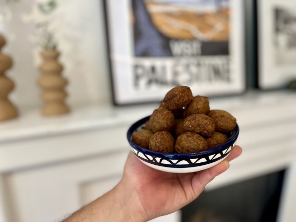 Falafel en La Casa de Rojas