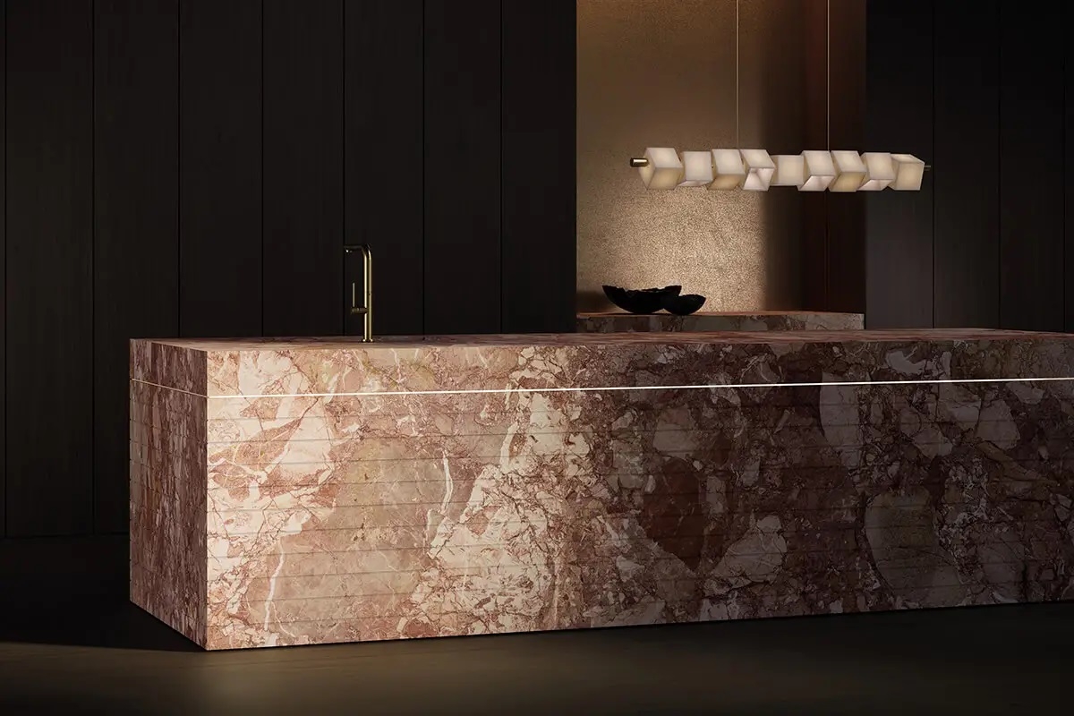 Porcelánico de gran formato XTONE® Breccia Pernice - Porcelánico de gran formato XTONE® Breccia Pernice