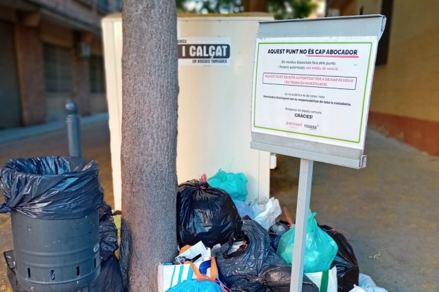 Ontinyent intensifica la identificació de les persones que no compleixen amb la normativa de residus
