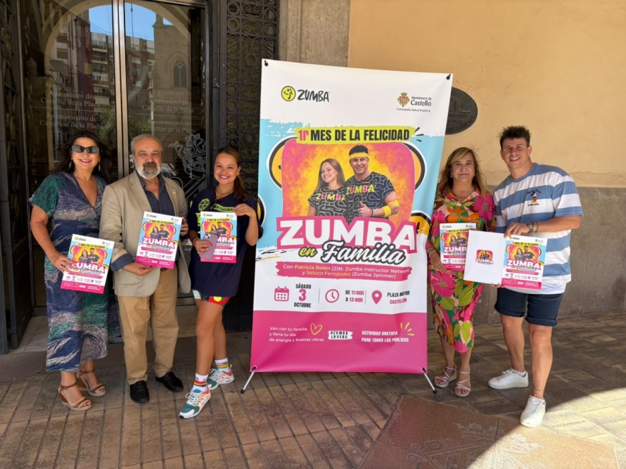 Castelló celebrará una clase gratuita de zumba para fomentar los hábitos saludables
