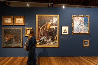 Entre aliens y Don Quijote: el mundo fantástico de Segrelles se despliega en el Centre del Carme