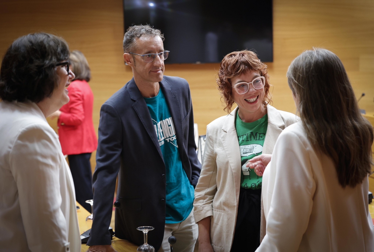 Los diputados del PSPV José Luis Lorenz y Romina del Rey.