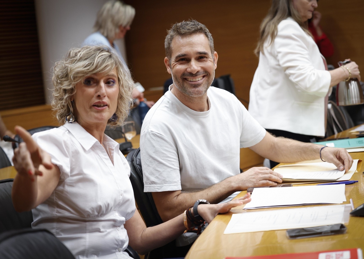 Los diputados de Compromís Verónica Ruiz y Gerard Fullana.