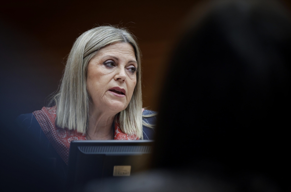 La consellera de Educación, Carmen Ortí, comparece en Les Corts. - Foto: José Cuéllar / CORTS La consellera de Educación, Carmen Ortí, comparece en Les Corts.