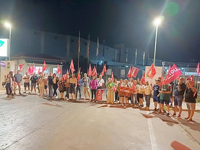 El seguimiento de la huelga de los trabajadores de conservas vegetales alcanza el 80%