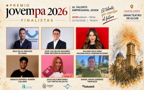 Seis finalistas para el Premio Jovempa al Talento Empresarial Joven 2026